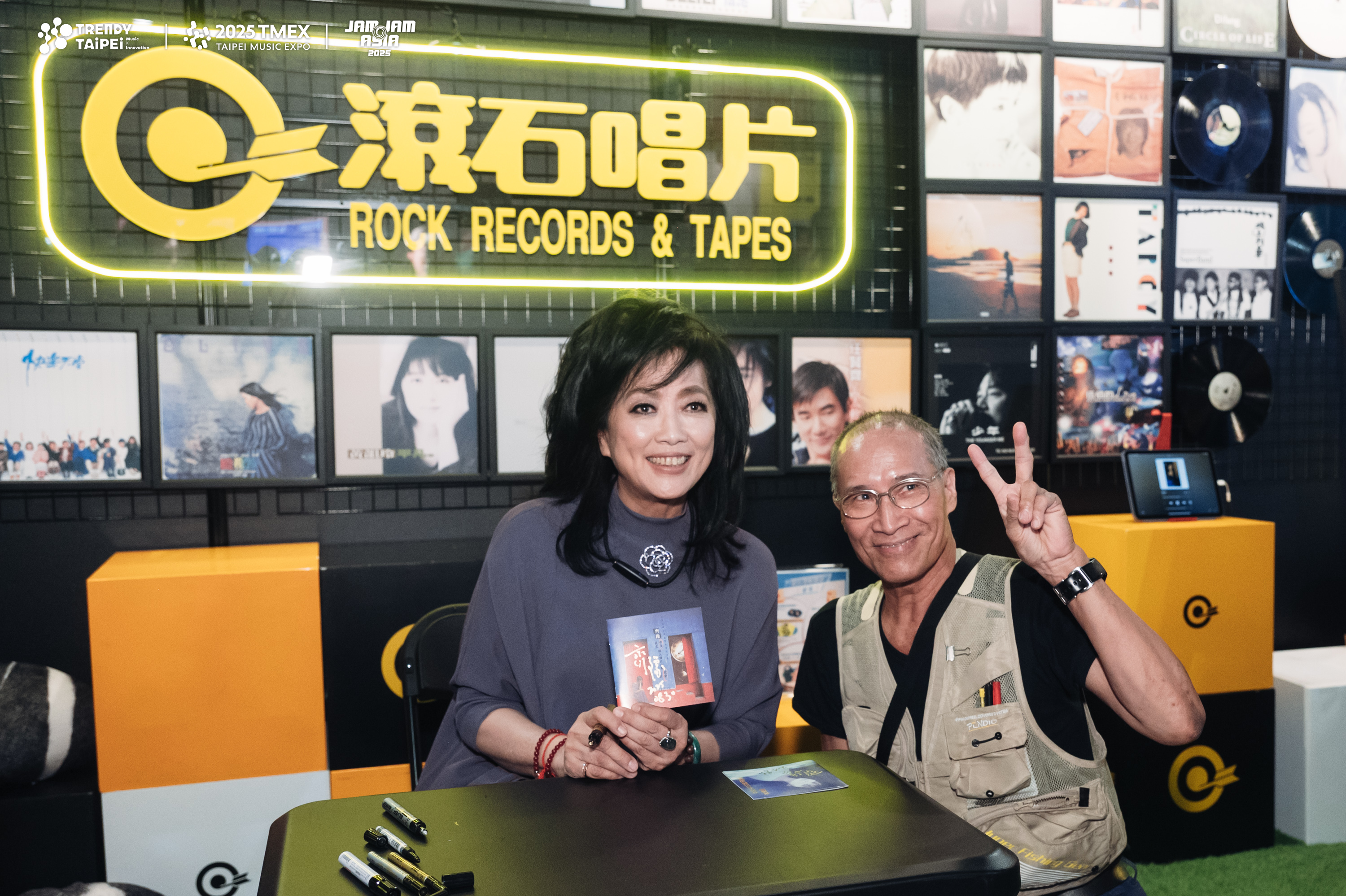 滾石國際音樂帶來華語經典女歌手—齊豫現場簽名會