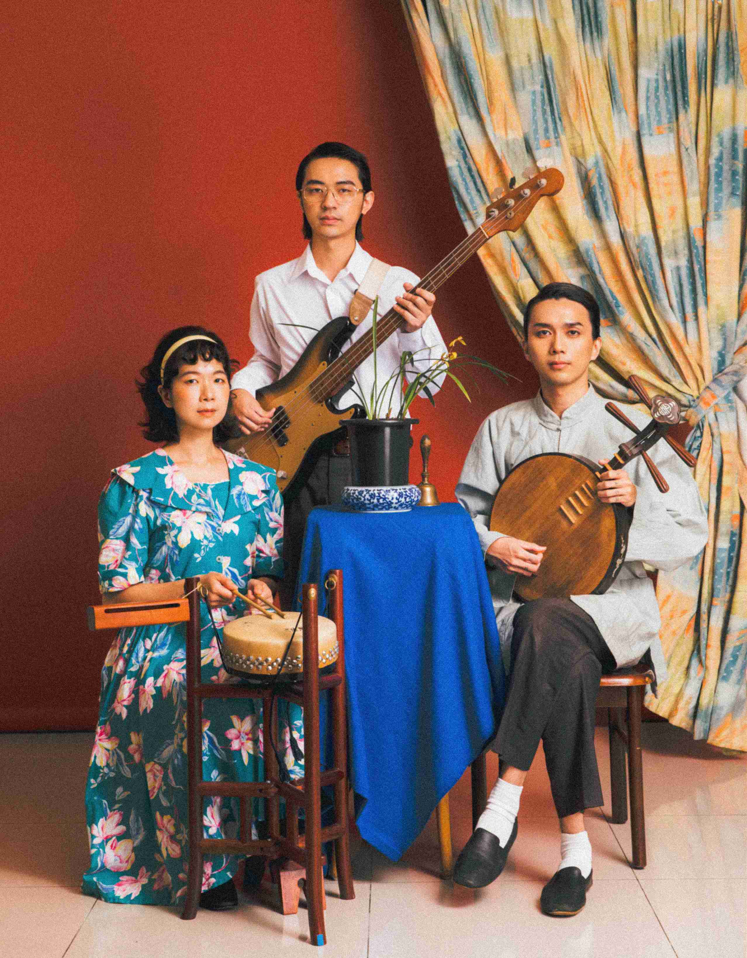 北流今年特別串聯16家園區店鋪推出25場免費音樂演出，包括演出卡司之一的搖滾樂團百合花 Lilium。圖／北流提供