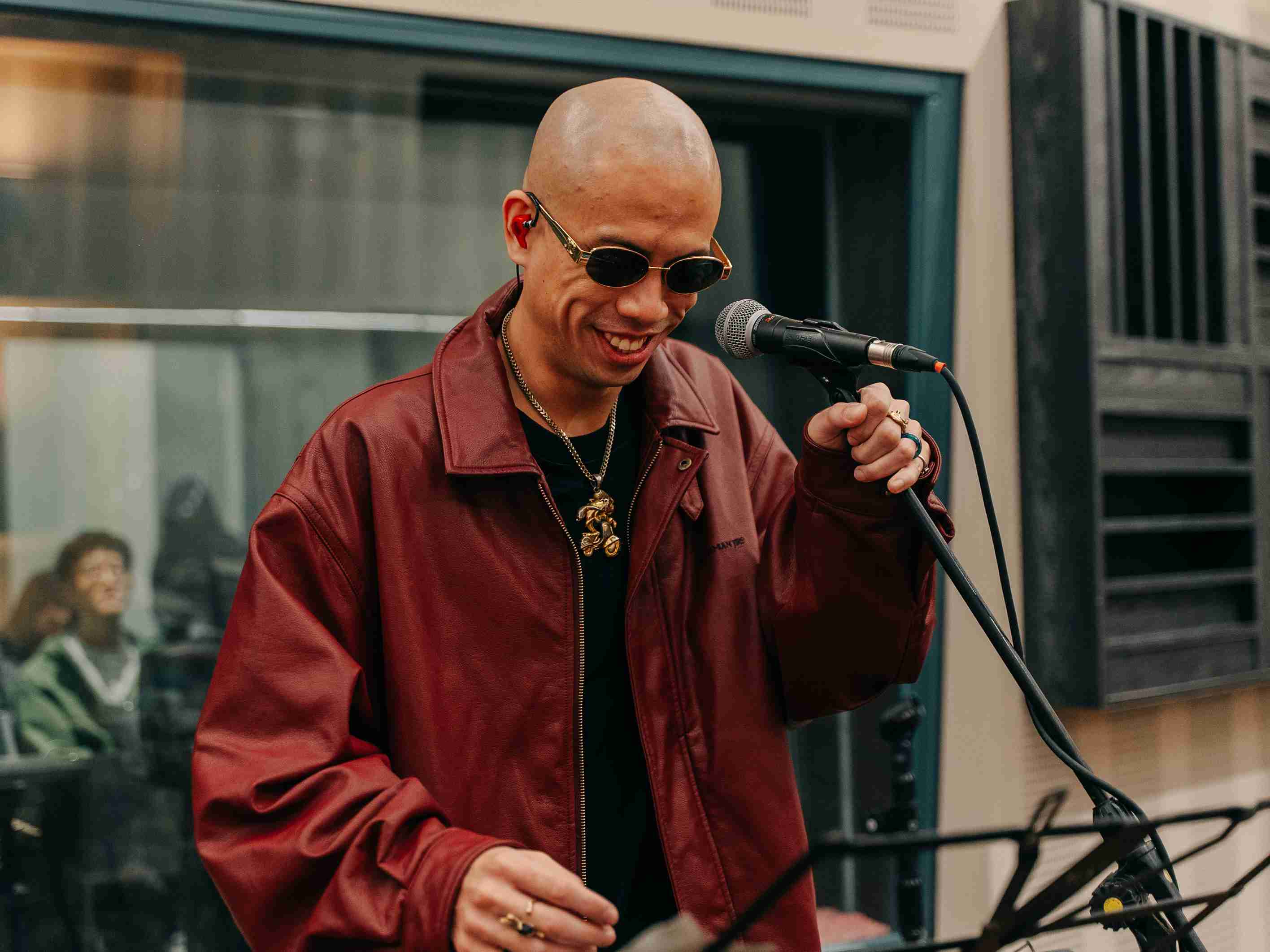 金曲歌手呂士軒分享，有演唱會學院的學員以其歌曲〈New Game+〉發想舞台構想，讓他直言從未想過，也大讚實戰型課程相當難得。圖／北流提供