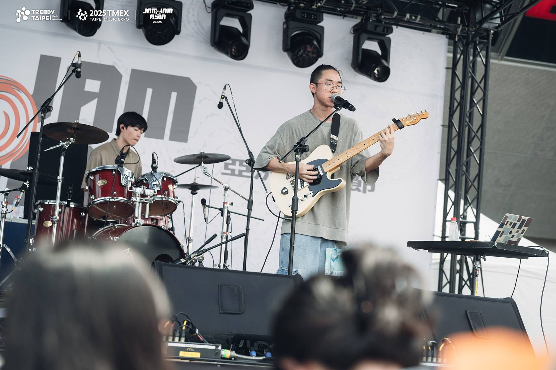 過敏症候群賽後站上 JJA，在可容納 3000 人的北流戶外表演空間演出。