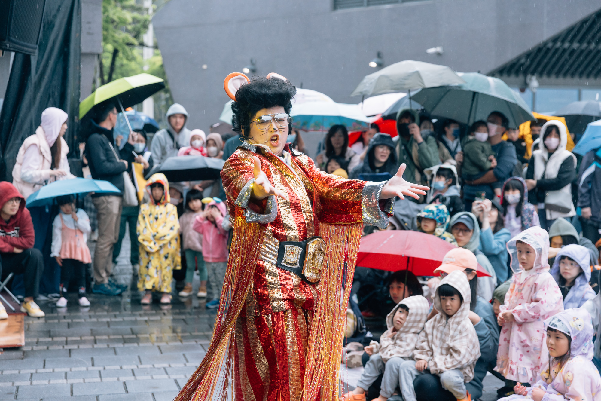 歡樂島大劇院示意圖：舞台劇演出