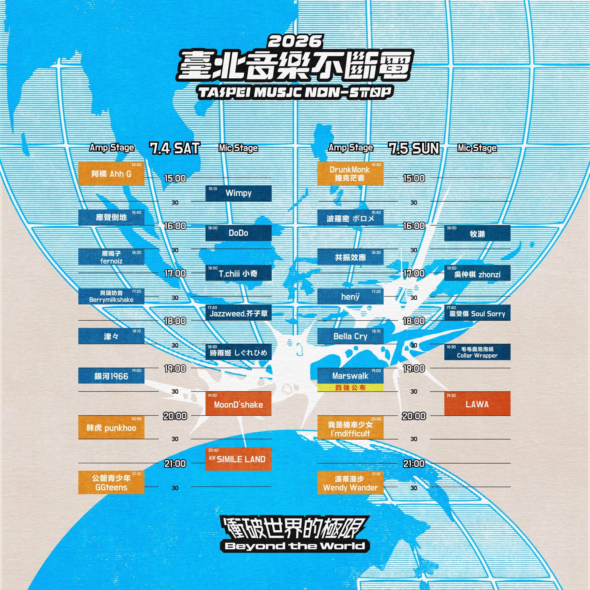 𝟮𝟬𝟮𝟲 臺北音樂不斷電決賽暨音樂節