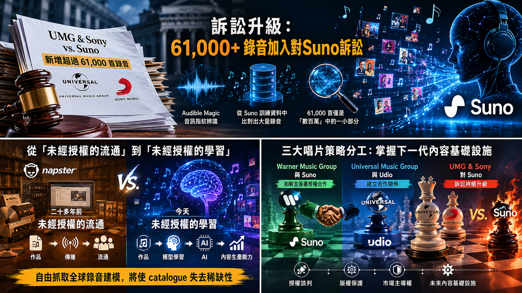 音樂興發現｜唱片巨頭的 AI 權力大戰如何重塑音樂的未來  