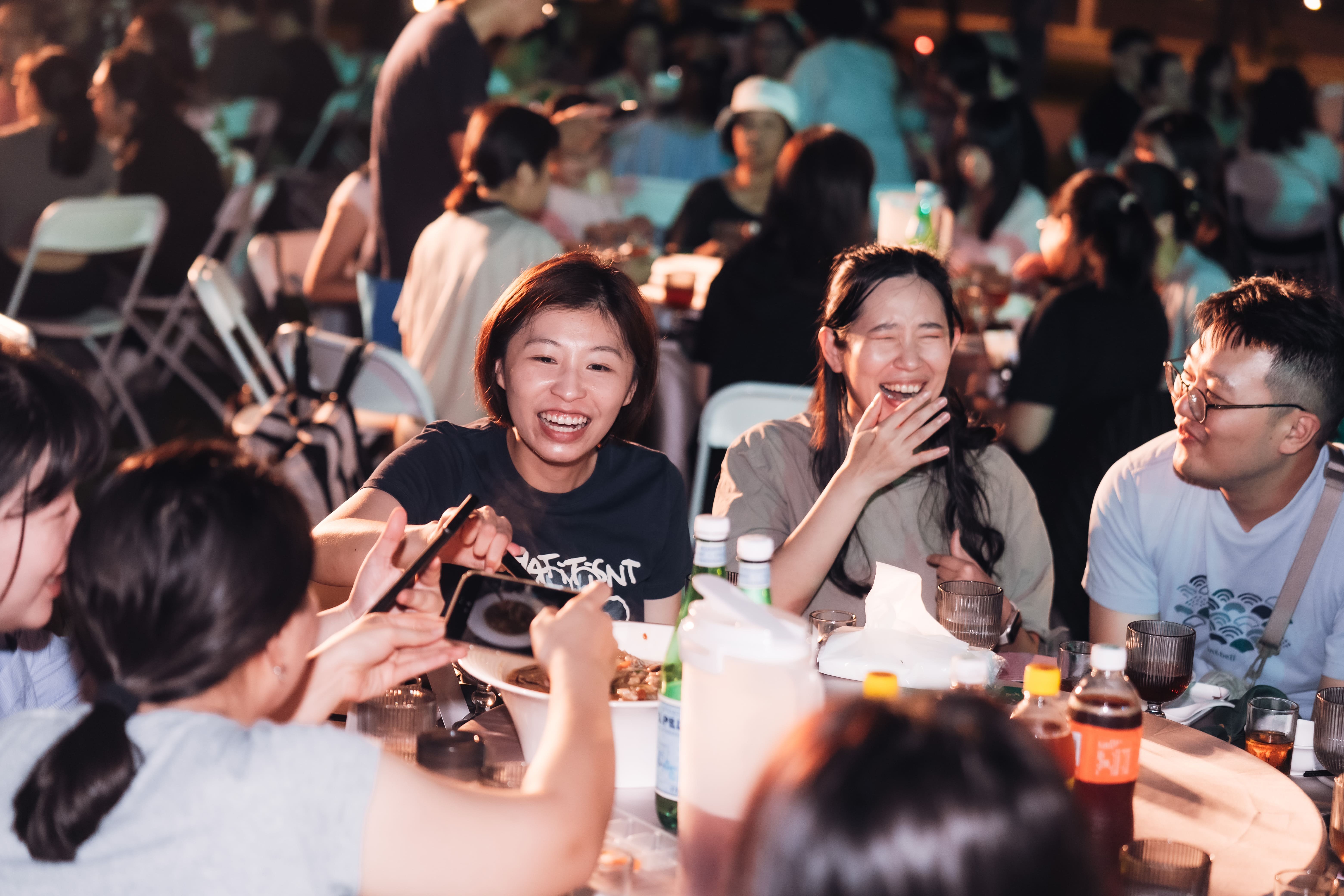 圖1、北流文化館五週年慶以「臺味辦桌形式」呈現。
