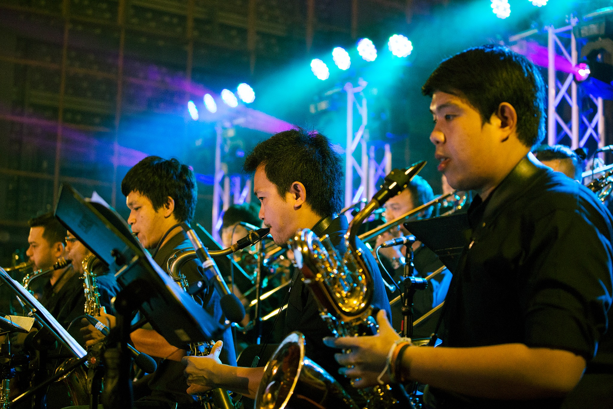主舞台第二天演出團體：泰國蘭實爵士大樂團 RSU Jazz Orchestra